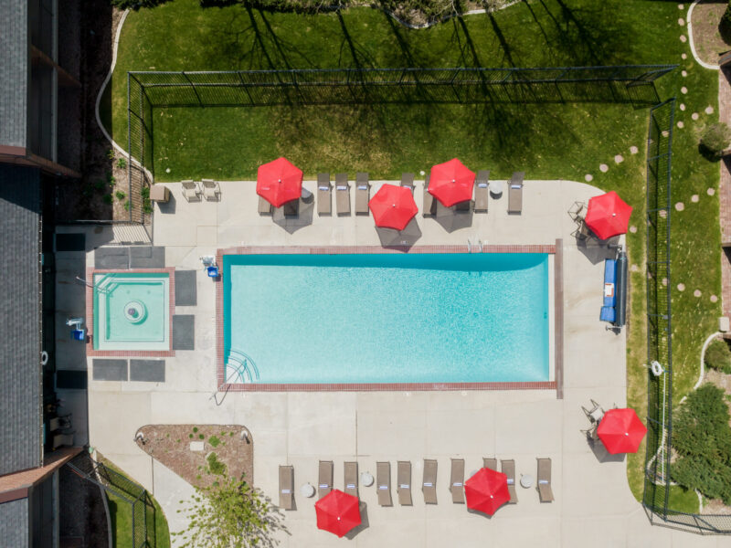 The Yarrow - Drone Pool picture from above